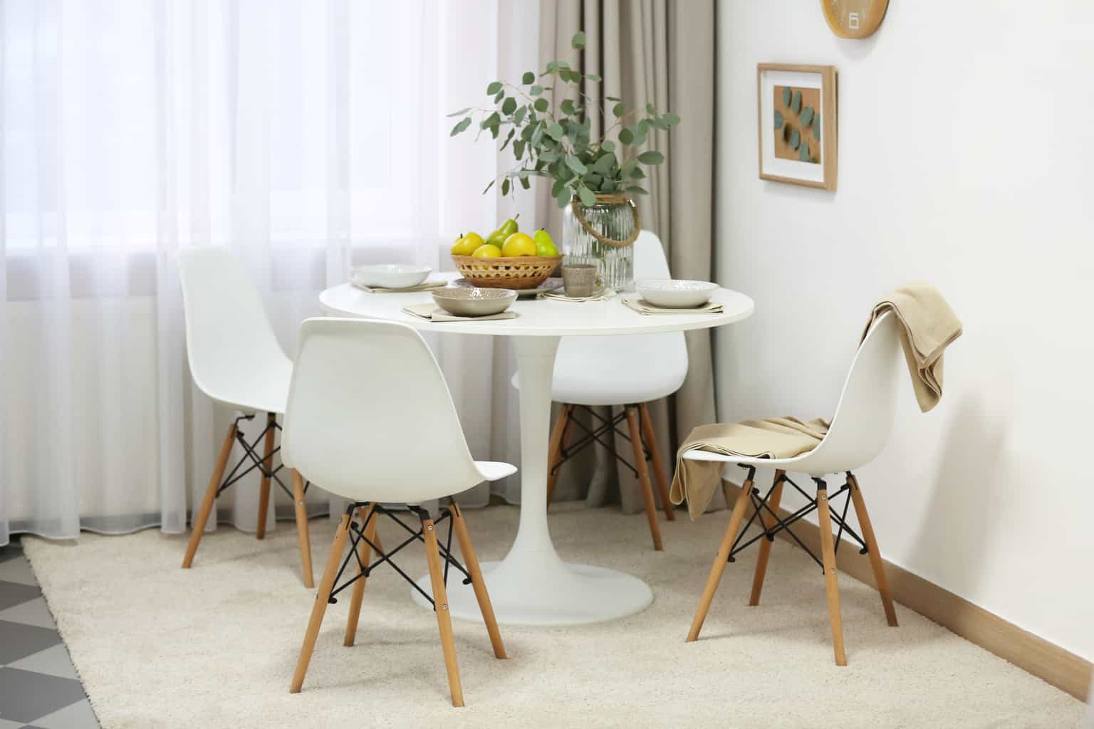 How to Fit a Dining Table in a Small Living Room