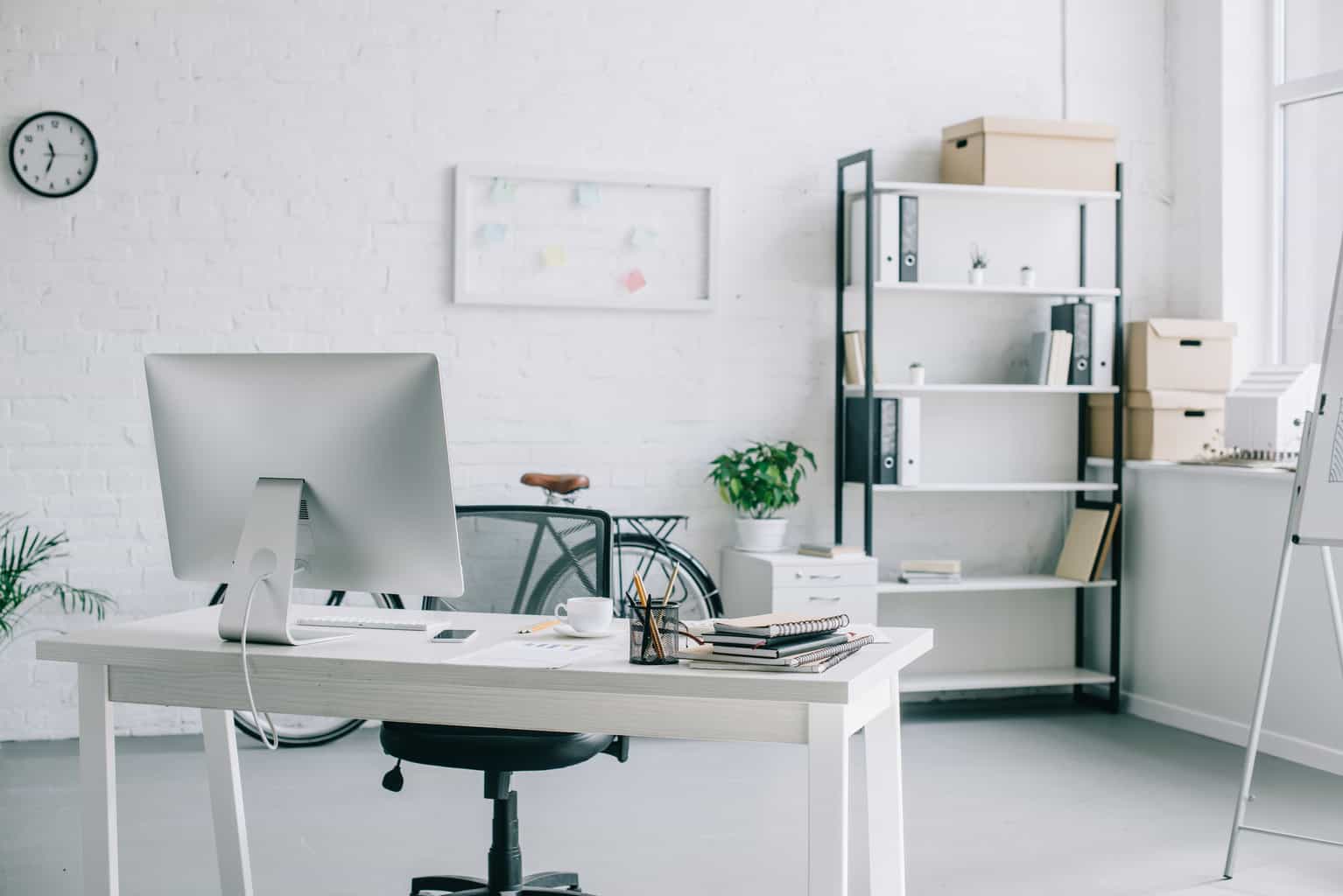 How To Cover the Back of a Desk (3 Ways)